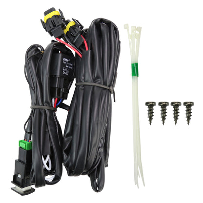 2020-2021 Toyota Highlander Fog Bumper Lights (Chrome Housing/Clear Lens)