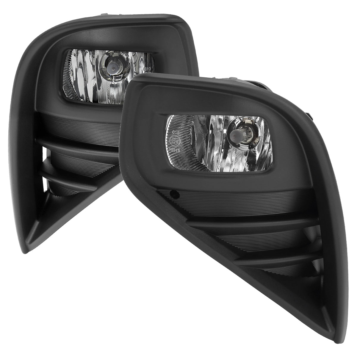2020-2021 Toyota Highlander Fog Bumper Lights (Chrome Housing/Clear Lens)
