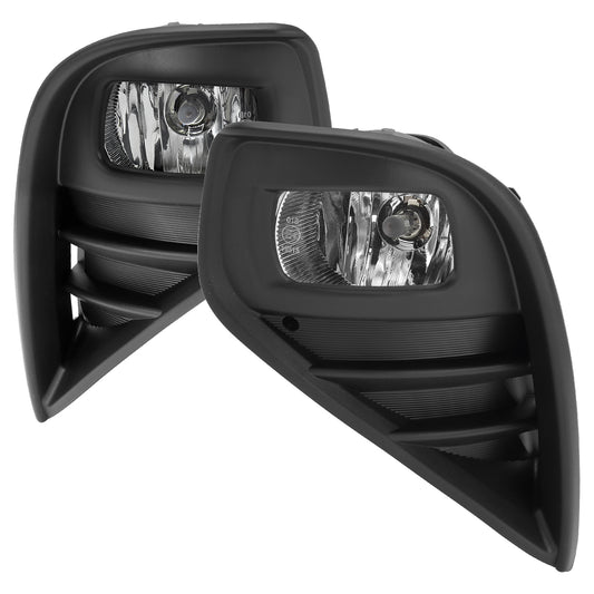 2020-2021 Toyota Highlander Fog Bumper Lights (Chrome Housing/Clear Lens)