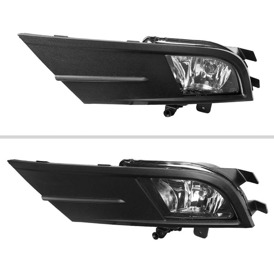 2015-2018 Volkswagen Jetta H8 Fog Lights Kit w/ Switch & Wiring Harness (Chrome Housing/Clear Lens)