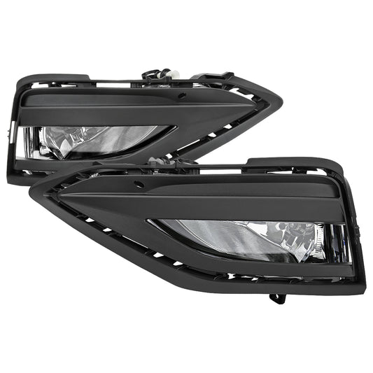 2019-2021 Volkswagen Jetta H11 Fog Lights Kit (Chrome Housing/Clear Lens)