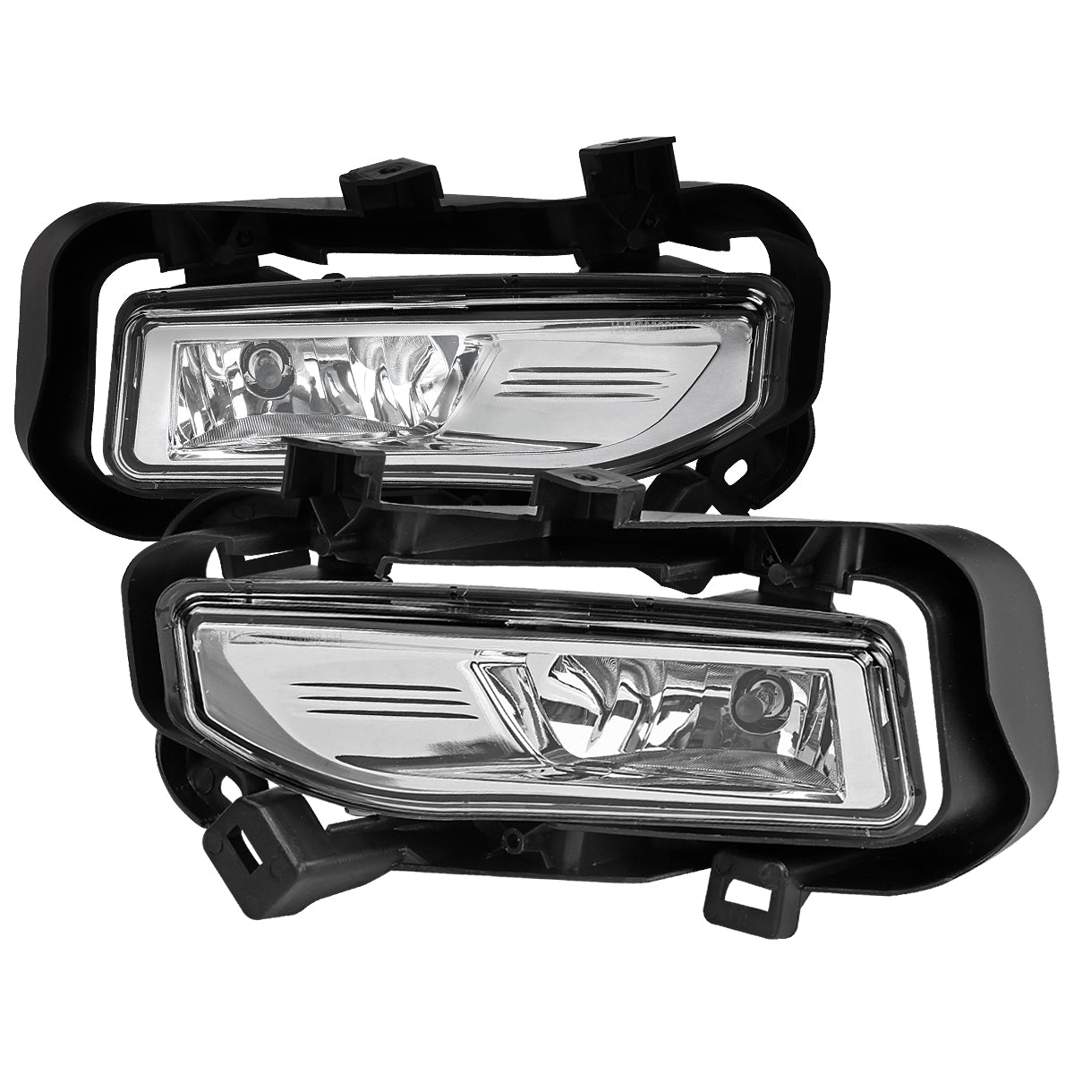 2018-2019 Nissan Kicks H8 Fog Lights Kit (Chrome Housing/Clear Lens)