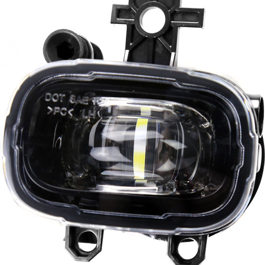 2021-2022 Nissan Kicks LED Fog Lights Kit (Glossy Black Housing/Clear Lens)