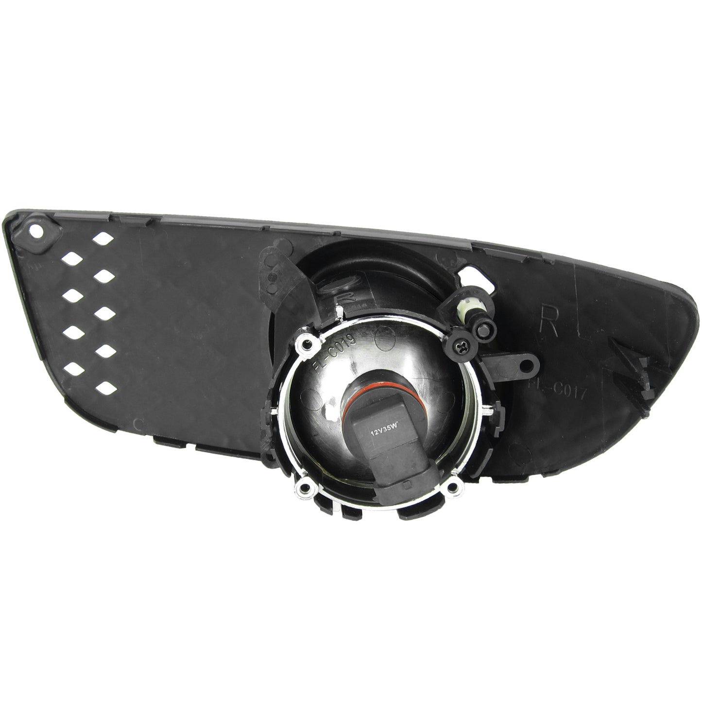 2008-2012 Mitsubishi Lancer H11 Fog Lights Kit (Chrome Housing/Clear Lens)