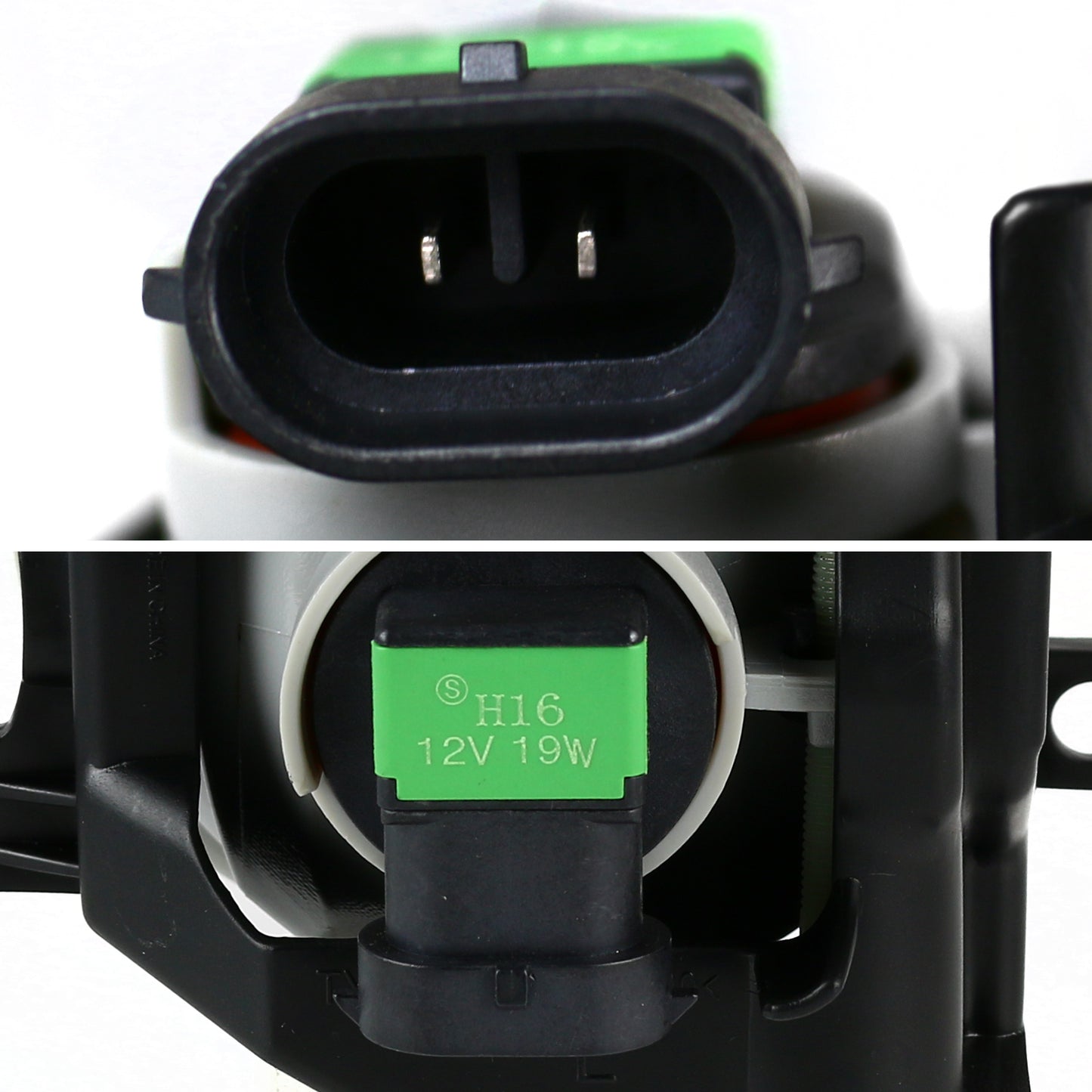 2016-2018 Toyota Land Cruiser H16 Fog Lights Kit (Chrome Housing/Clear Lens)