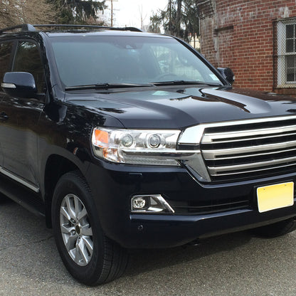 2016-2018 Toyota Land Cruiser H16 Fog Lights Kit (Chrome Housing/Clear Lens)