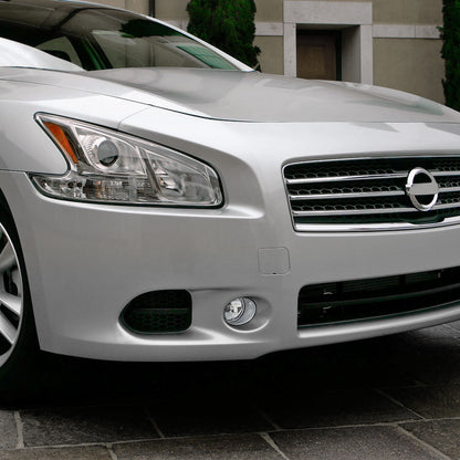 2009-2014 Nissan Maxima H11 Fog Lights Kit w/ Switch & Wiring Harness (Chrome Housing/Clear Lens)