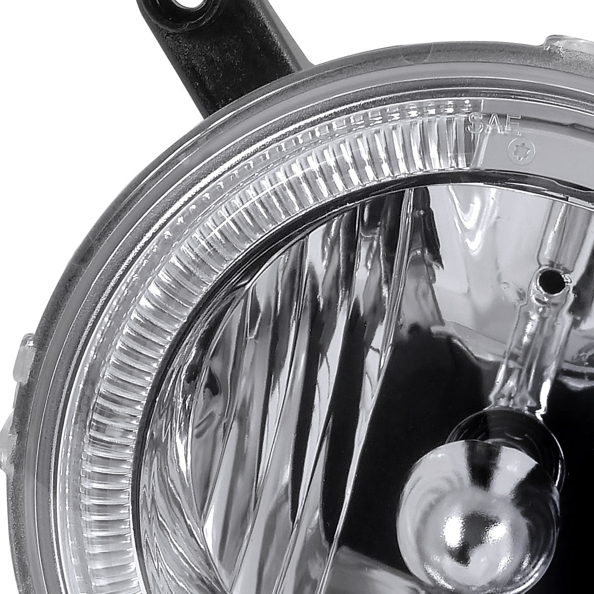 2005-2009 Ford Mustang GT Deluxe/Premium H10 Halo Ring Fog Lights (Chrome Housing/Clear Lens)