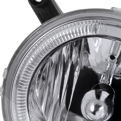 2005-2009 Ford Mustang GT Deluxe/Premium H10 Halo Ring Fog Lights (Chrome Housing/Clear Lens)