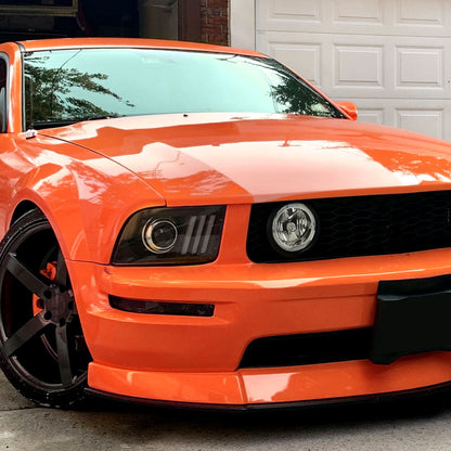 2005-2009 Ford Mustang GT Deluxe/Premium H10 Halo Ring Fog Lights (Chrome Housing/Clear Lens)