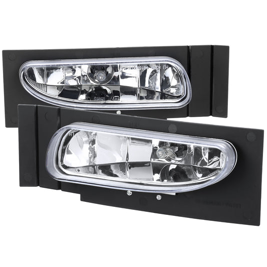 1994-1998 Ford Mustang V6 899 Fog Lights Kit (Chrome Housing/Clear Lens)