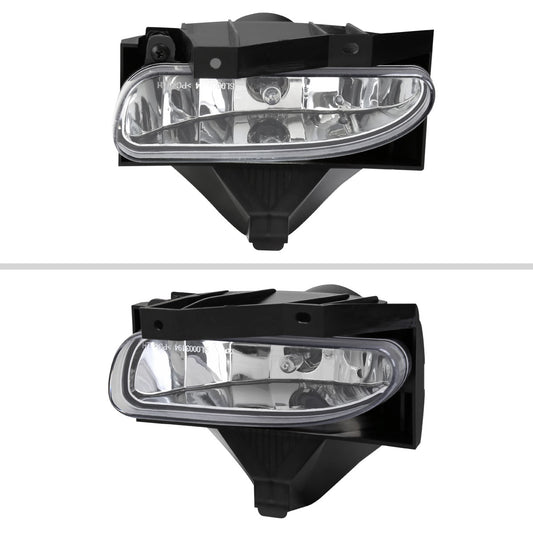1999-2004 Ford Mustang 899 Fog Lights Kit w/ Switch & Wiring Harness (Chrome Housing/Clear Lens)