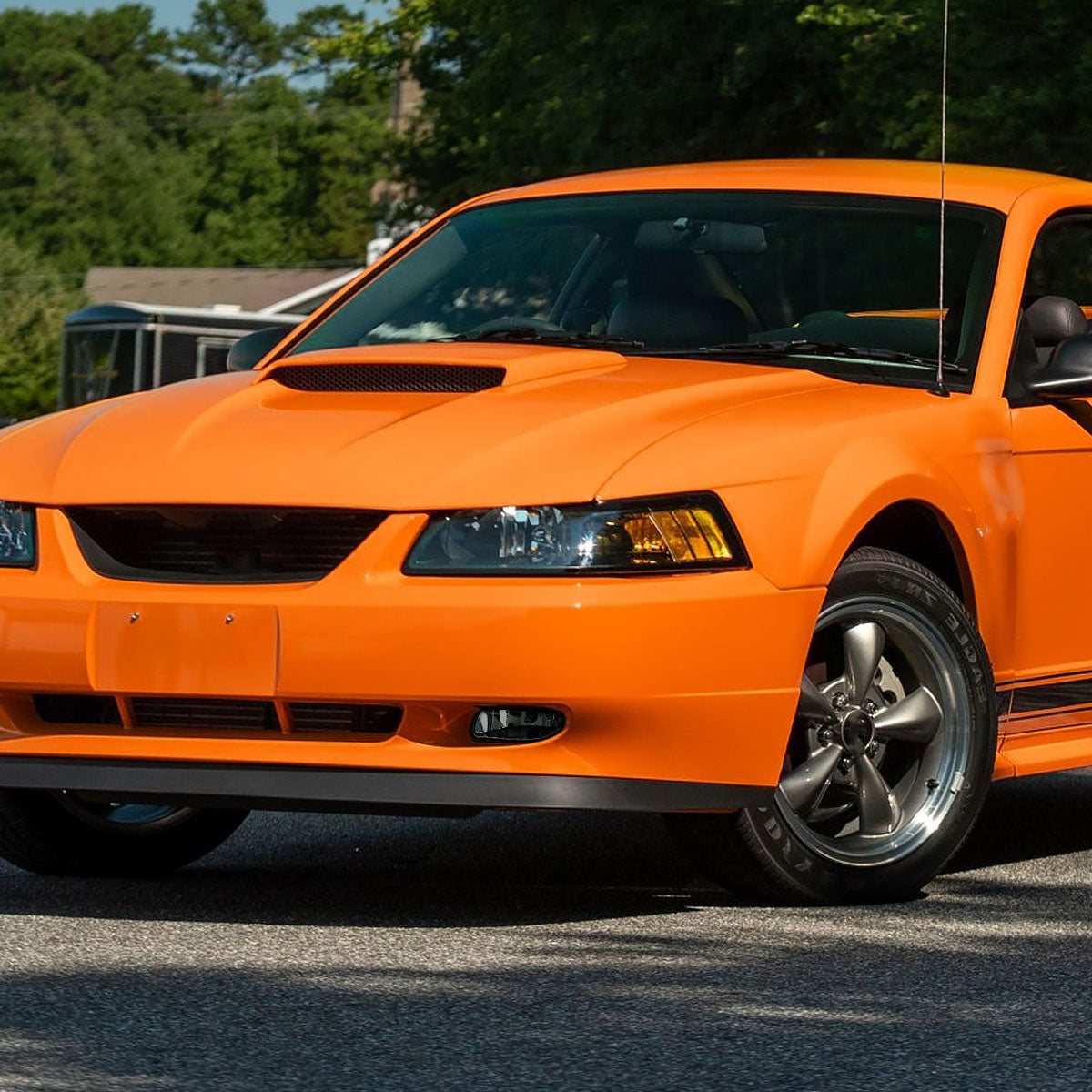 1999-2004 Ford Mustang 899 Fog Lights Kit w/ Switch & Wiring Harness (Chrome Housing/Smoked Lens)