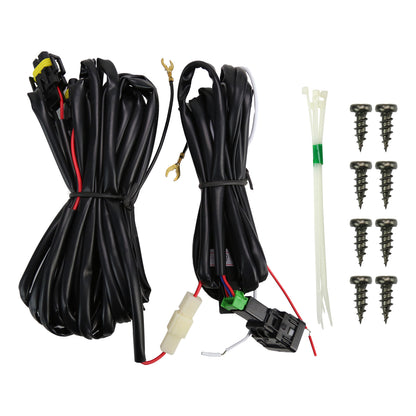 2019-2021 Nissan Murano LED Fog Lights Kit (Chrome Housing/Clear Lens)