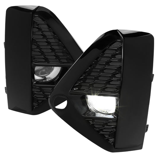 2019-2021 Nissan Murano LED Fog Lights Kit (Chrome Housing/Clear Lens)