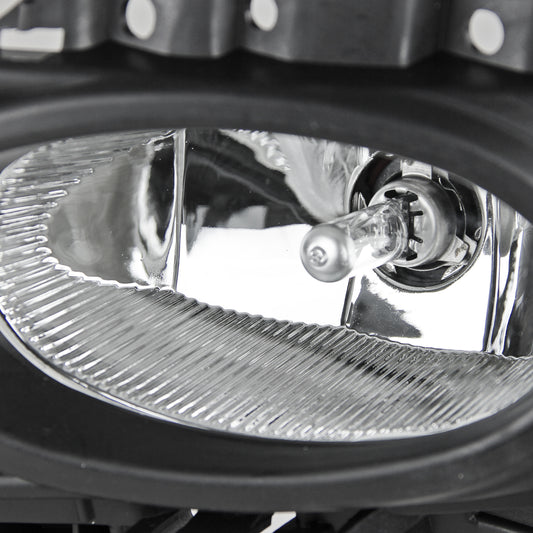 2007-2009 Mazda 3 Sedan H11 Fog Lights Kit (Chrome Housing/Clear Lens)