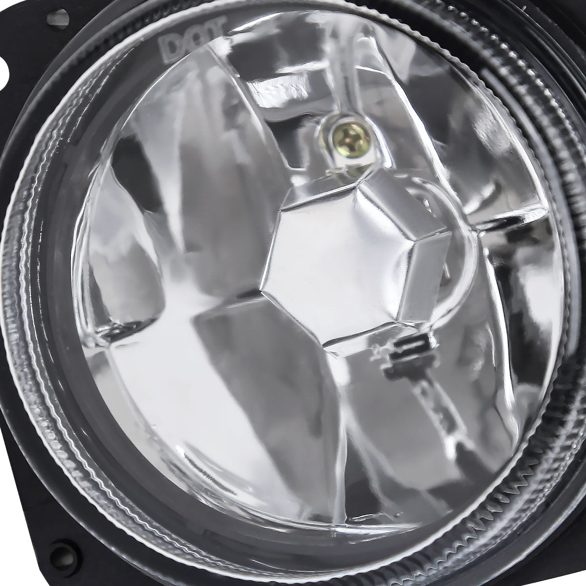 2003-2005 Mazda 6 Sedan H3 Halo Ring Fog Lights Kit (Chrome Housing/Clear Lens)