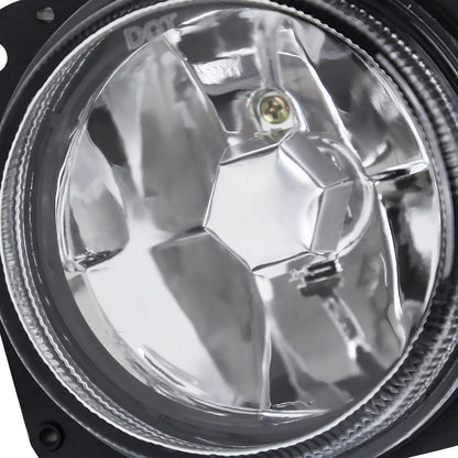 2003-2005 Mazda 6 Sedan H3 Halo Ring Fog Lights Kit (Chrome Housing/Clear Lens)