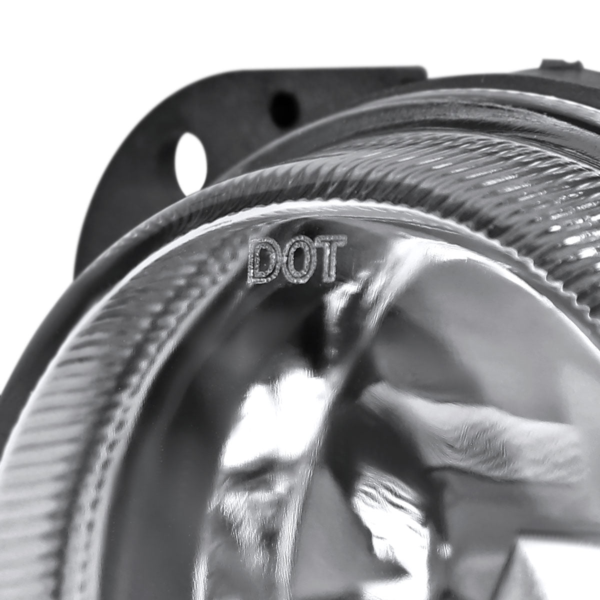 2003-2005 Mazda 6 Sedan H3 Halo Ring Fog Lights Kit (Chrome Housing/Clear Lens)