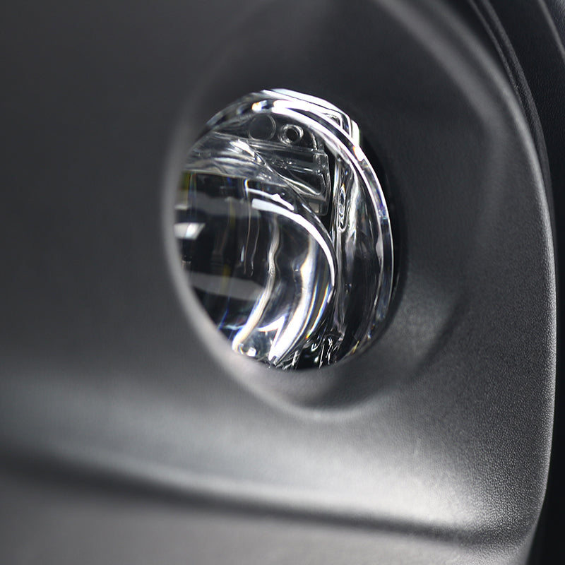 2016-2018 Mazda 6 Sedan 6500K LED Projector Fog Lights Kit (Chrome Housing/Clear Lens)