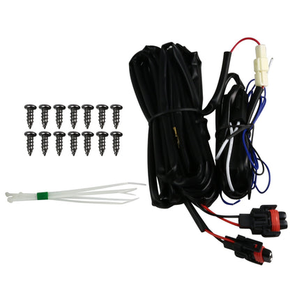 2016-2018 Mazda 6 Sedan 6500K LED Projector Fog Lights Kit (Chrome Housing/Clear Lens)