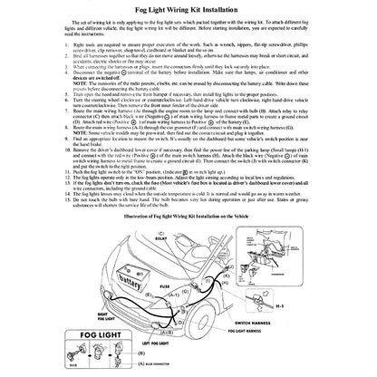 2016-2018 Mazda 6 Sedan 6500K LED Projector Fog Lights Kit (Chrome Housing/Clear Lens)