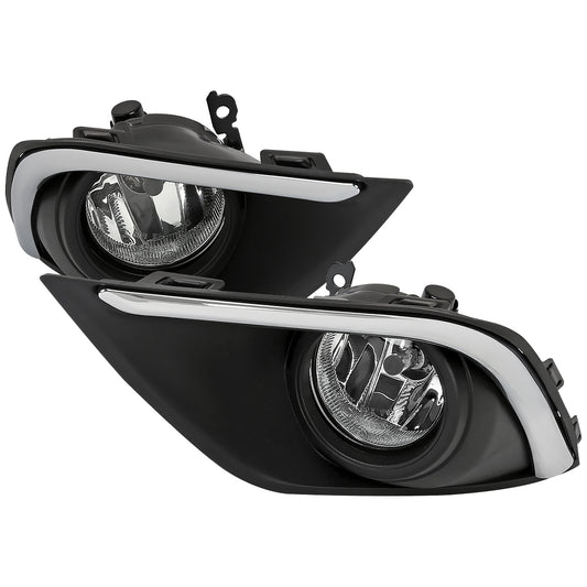 2016-2020 Mitsubishi Outlander H16 Fog Lights Kit (Chrome Housing/Clear Lens)