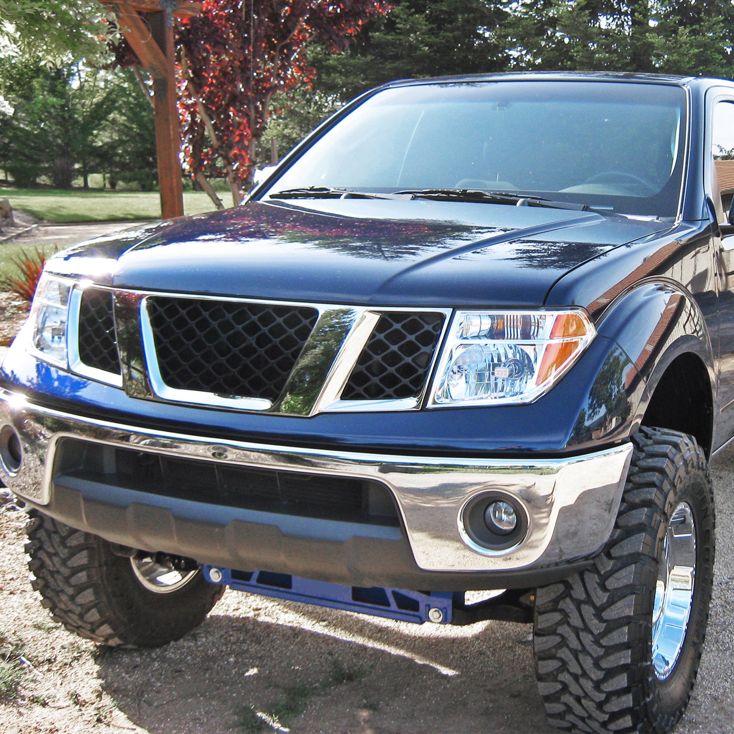 2005-2012 Nissan Pathfinder/Frontier H11 Fog Lights Kit w/ Switch & Wiring Harness (Chrome Housing/Clear Lens)
