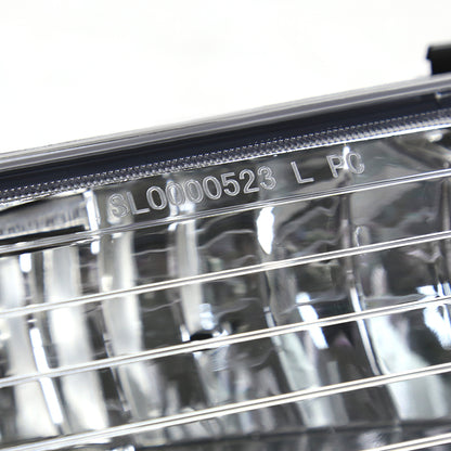 1997-2001 Honda Prelude H3 Fog Lights Kit (Chrome Housing/Yellow Lens)