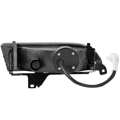 1997-2001 Honda Prelude H3 Fog Lights Kit (Chrome Housing/Yellow Lens)