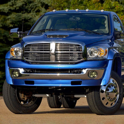 2002-2009 Dodge RAM 9006 Fog Lights w/ Mounting Brackets (Chrome Housing/Smoked Lens)