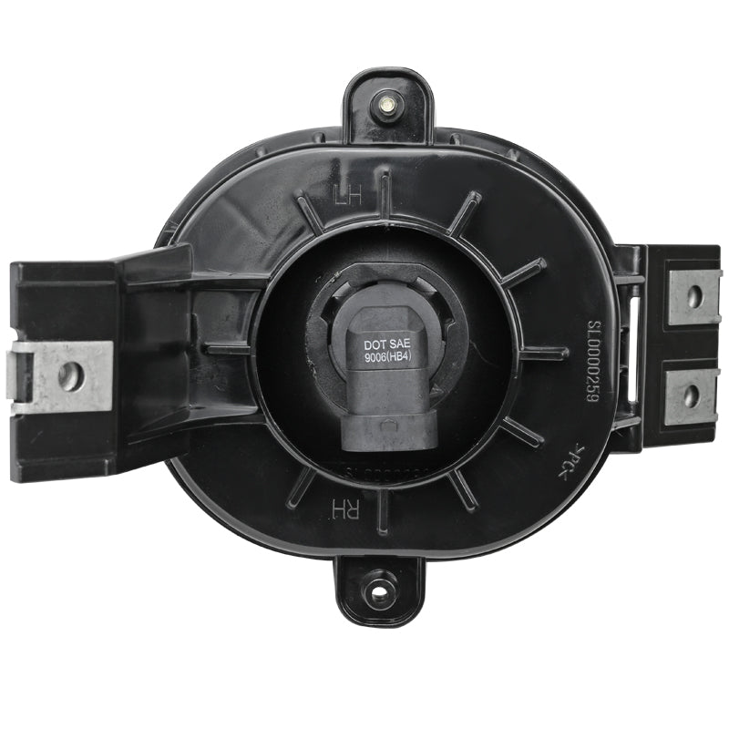 2002-2009 Dodge RAM/Durango 9006 Fog Lights w/ Mounting Brackets (Chrome Housing/Smoked Lens)