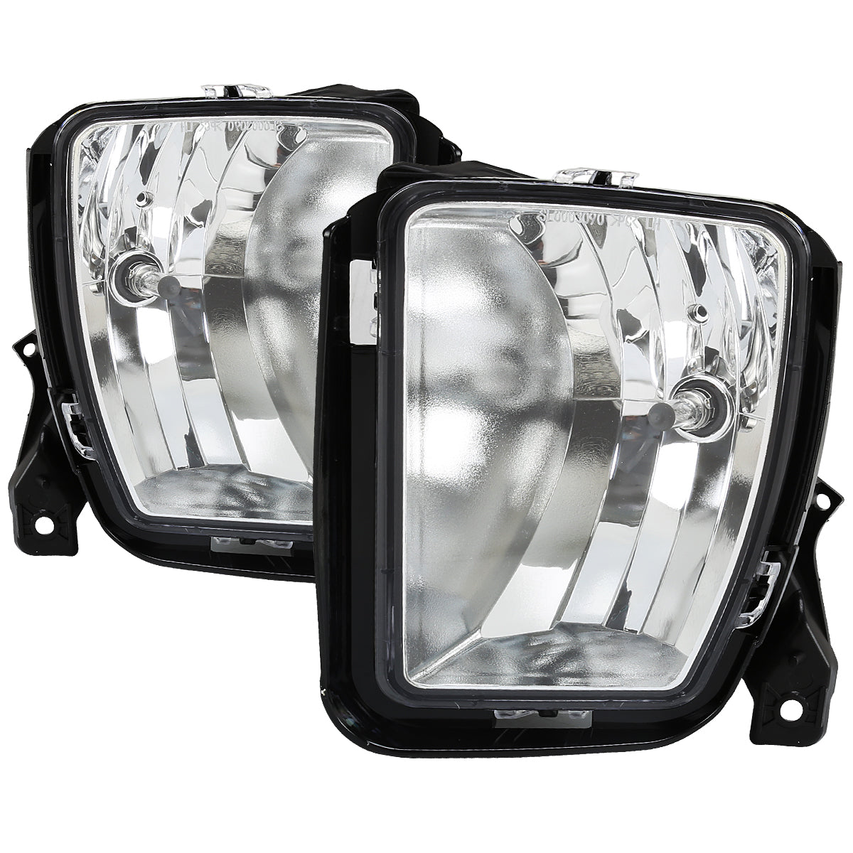 2013-2018 Dodge RAM 1500 9006 Fog Lights Kit (Chrome Housing/Clear Lens)