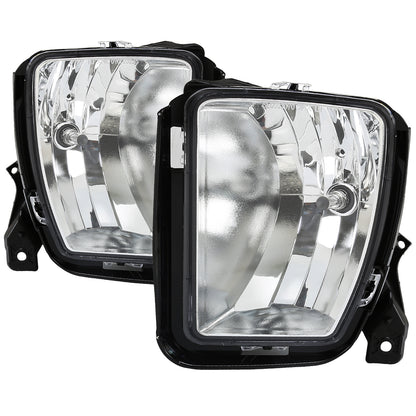 2013-2018 Dodge RAM 1500 9006 Fog Lights Kit (Chrome Housing/Clear Lens)