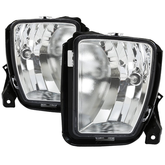 2013-2018 Dodge RAM 1500 9006 Fog Lights Kit (Chrome Housing/Clear Lens)