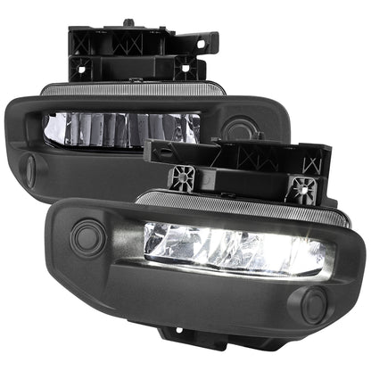 2019-2024 Dodge RAM 1500 LED Fog Lights Kit (Chrome Housing/Clear Lens)