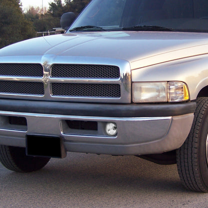 1994-2001 Dodge RAM 1500/2500/3500 881 Fog Lights w/ Mounting Brackets (Chrome Housing/Clear Lens)