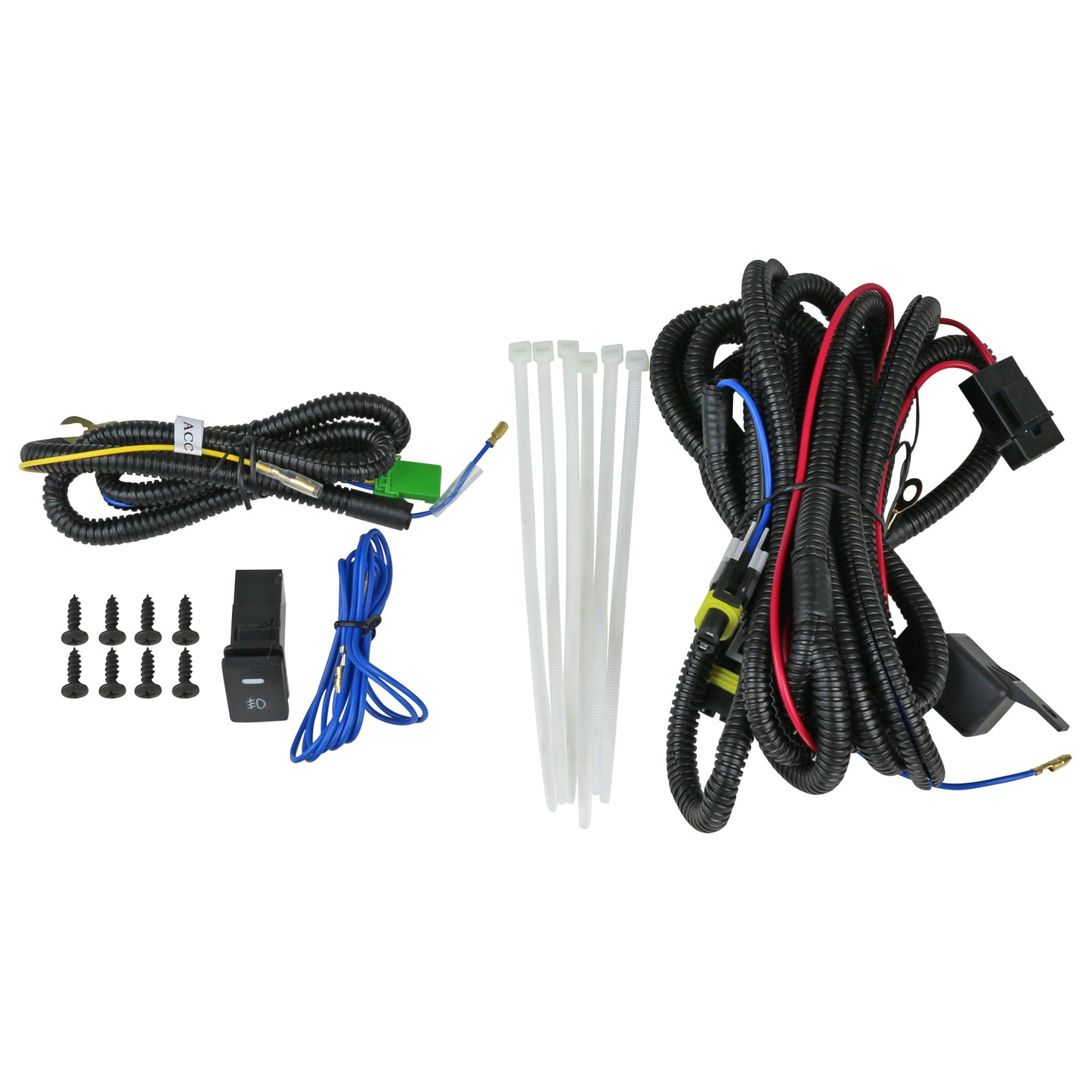 2009-2012 Toyota RAV4 H11 Fog Lights Kit (Chrome Housing/Clear Lens)