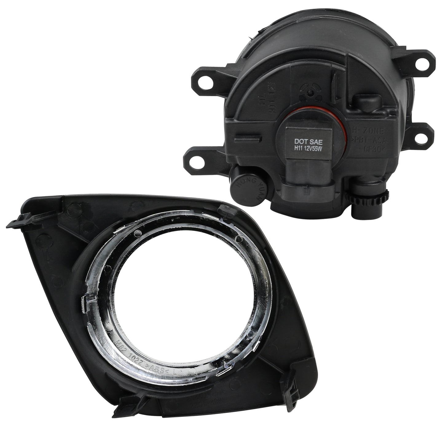 2009-2012 Toyota RAV4 H11 Fog Lights Kit (Chrome Housing/Clear Lens)