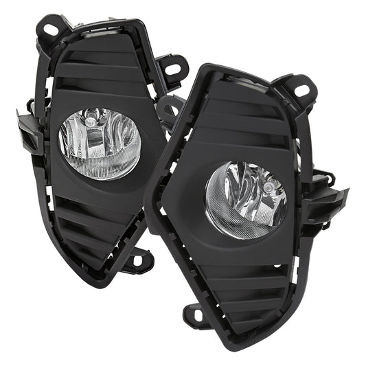 2019-2022 Toyota RAV4 H16 Fog Lights Kit (Chrome Housing/Clear Lens)