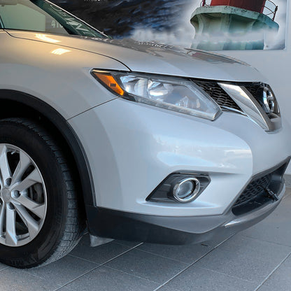 2014-2016 Nissan Rogue H11 Fog Lights Kit w/ Switch & Wiring Harness (Chrome Housing/Clear Lens)