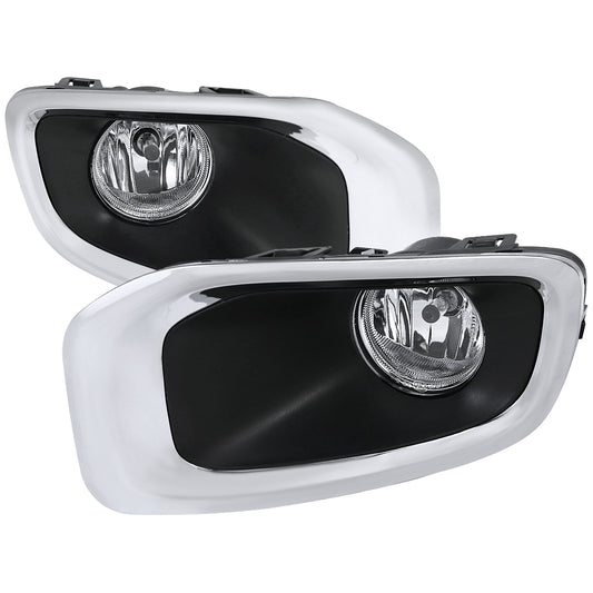 2015-2017 Jeep Renegade H8 Fog Lights (Chrome Housing/Clear Lens)