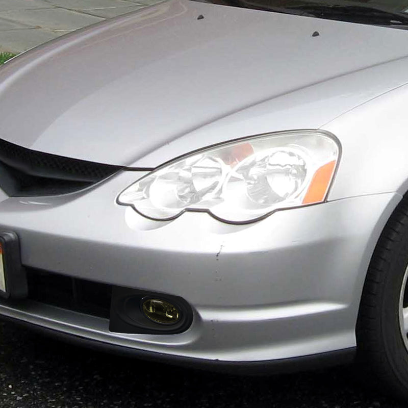 2002-2004 Acura RSX H11 Fog Lights Kit (Chrome Housing/Smoked Lens)