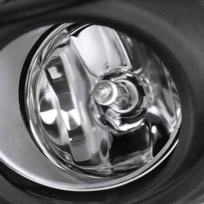 2013-2015 Nissan Sentra H11 Fog Lights Kit w/ Switch & Wiring Harness (Chrome Housing/Clear Lens)