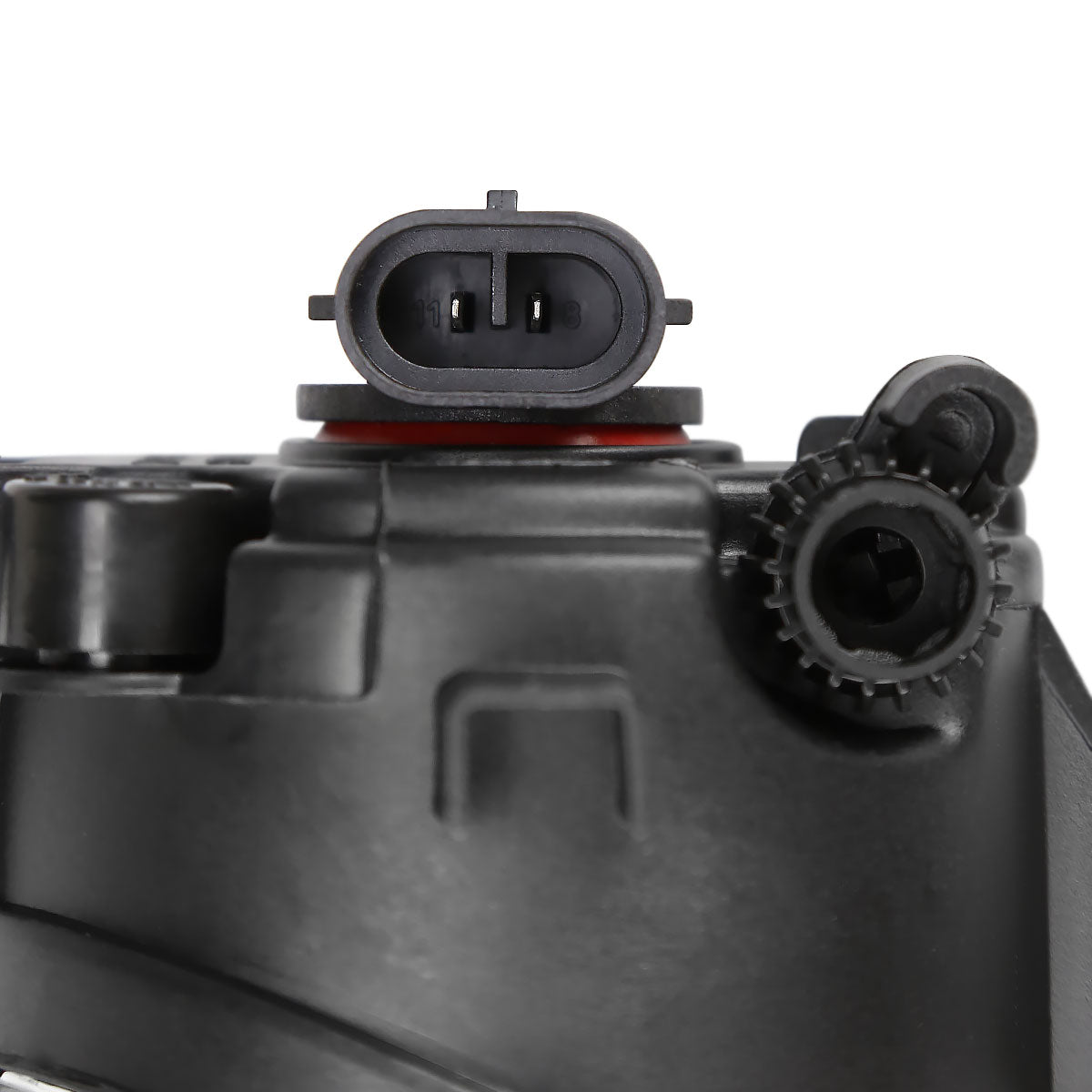 2013-2015 Nissan Sentra H11 Fog Lights Kit w/ Switch & Wiring Harness (Chrome Housing/Clear Lens)