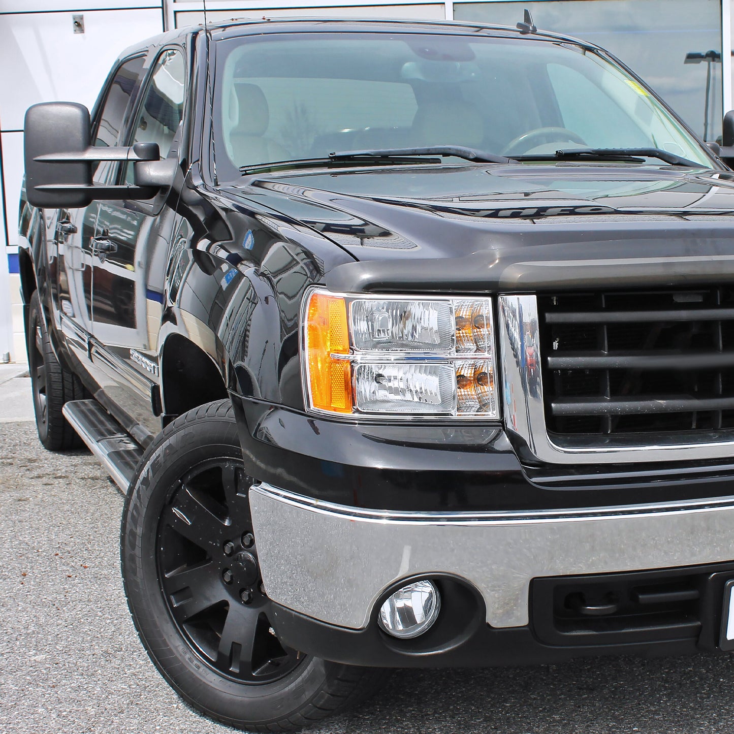 2007-2014 GMC Sierra 1500 2500HD/3500HD H8 Fog Lights Kit (Chrome Housing/Clear Lens)