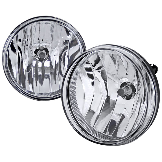 2007-2014 GMC Sierra 1500 2500HD/3500HD H8 Fog Lights Kit (Chrome Housing/Clear Lens)