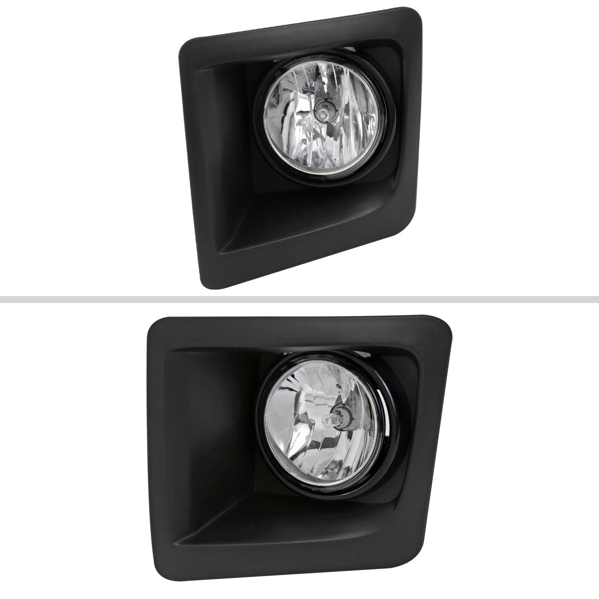 2014-2015 GMC Sierra 1500 H3 Fog Lights (Chrome Housing/Clear Lens)