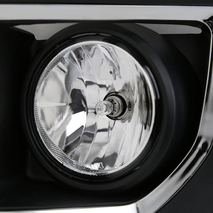 2015-2018 GMC Sierra 2500HD/3500HD PS24W Fog Lights Kit (Chrome Housing/Clear Lens)
