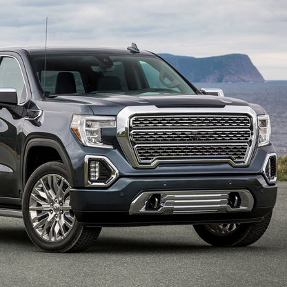 2019-2021 GMC Sierra 1500 Denali/SLT/AT4 Switchback LED Fog Lights Kit (Chrome Housing/Clear Lens)